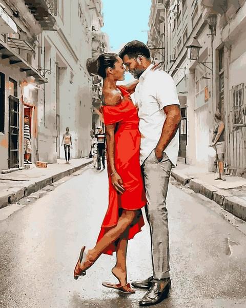 Картини за номерами 40х50 см Mariposa Закохана вуличка (Q 2280), фото 1