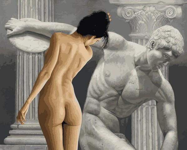 Картини за номерами 40х50 см Mariposa Дискобол з дівчиною (Q 2288), фото 1