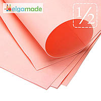 УЦІНКА! Фоаміран ПЕРСИКОВИЙ, 1/2 листа, 30x70 см, 0.8-1.2 мм, Іран