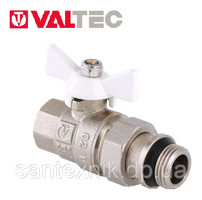 Кран кульовий зі сгоном VT227 3/4 (+ антипротечка)
