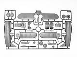 Пластикова модель 1/32 ICM 32013 радянський винищувач Полікарпов І-153 з пілотами (1939-1942), фото 7