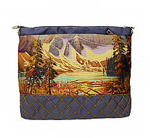 Текстильна сумочка Зимовий пейзаж