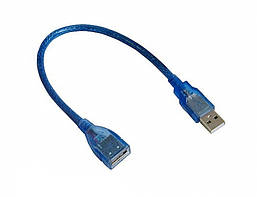 Дата кабель USB 2.0 AM/AF 0.3m 30 см тато-мама подовжувач