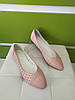 STTOPA Розміри 41-44. Балетки літні великі розміри з натуральної шкіри. 166-4144-1 Рожеві, фото 2