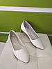 STTOPA Розміри 41-44. Балетки великих розмірів із натуральної шкіри. 158-4144 Білі, фото 2