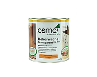 Масло защитное OSMO DEKORWACHS TRANSPARENTE FARBTONE для древесины 3101 - бесцветное 0,375л