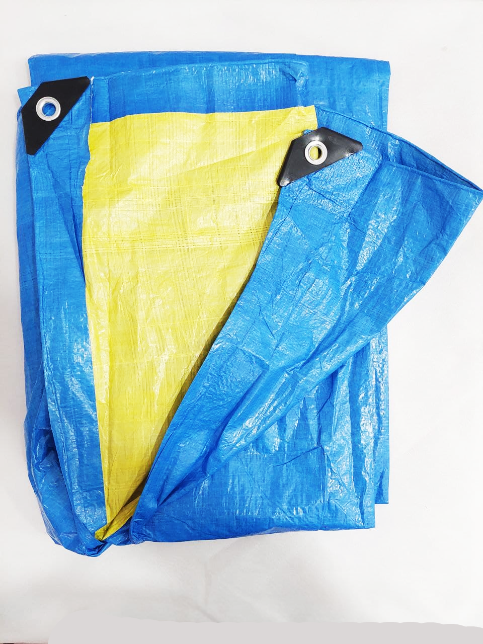 Тент будівельний 5х6 для захисту від снігу "Посилений край" 90 г/м2. Ламінований із кільцями. Полог., фото 1