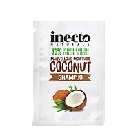 Увлажняющего шампуня для блеска волос с кокосовым маслом Inecto Naturals Shampoo 10 ml