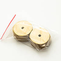 Кружечки (шайби) дерев'яні 40мм (20шт в упаковці) з граба