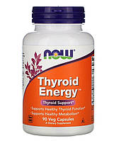 Thyroid Energy, Тироид Now foods, 90 растительных капсул