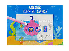 Дитячий набір листівок — розмальовок із конвертами Edeka 8 шт.