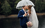 Жіночий прозорий ЯКІСТЬ для фотосесії / весілля / жіночий парасольку, фото 10