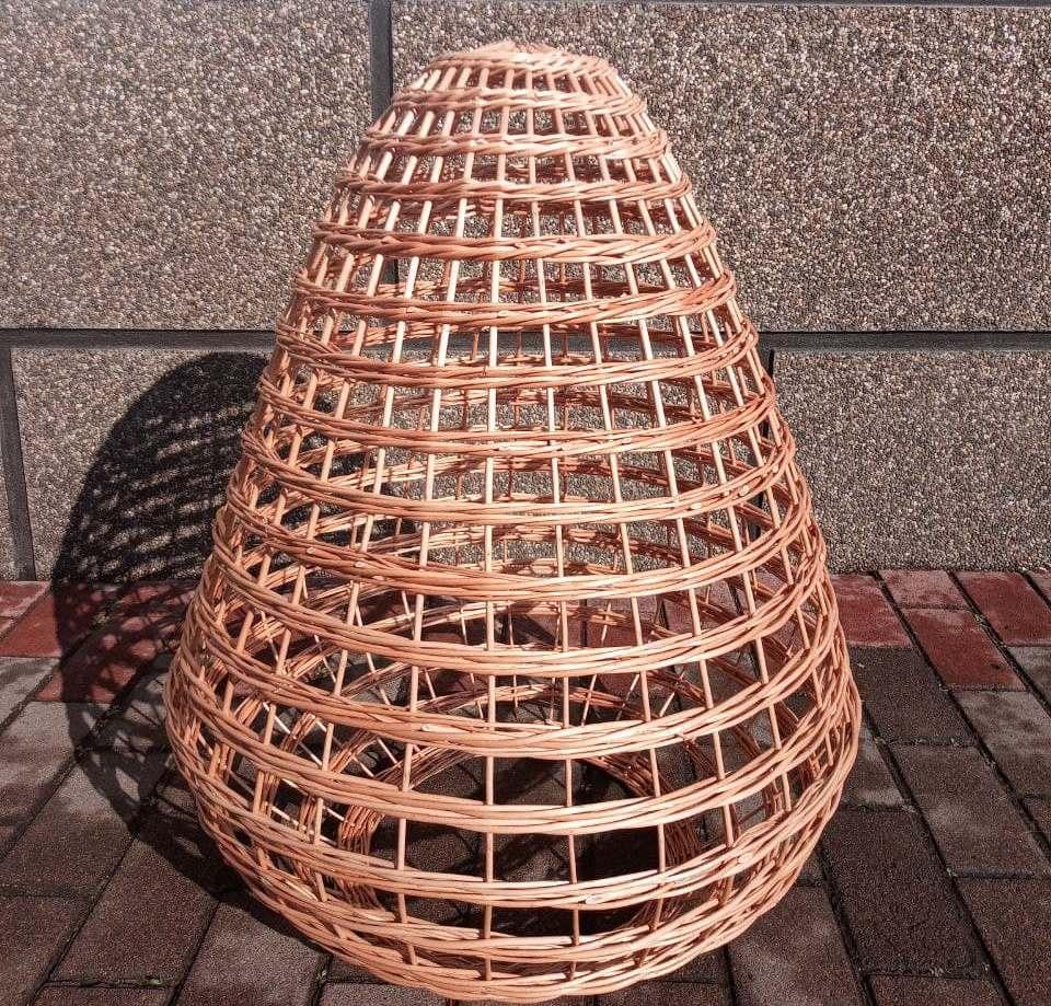 Люстра конус із цілої лози велика