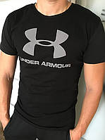 Мужская спортивная футболка черная Under Armour