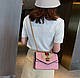Жіноча міні сумочка клатч бджола біла, чорна, рожева маленька сумка клатч жіночий на ланцюжку, фото 3