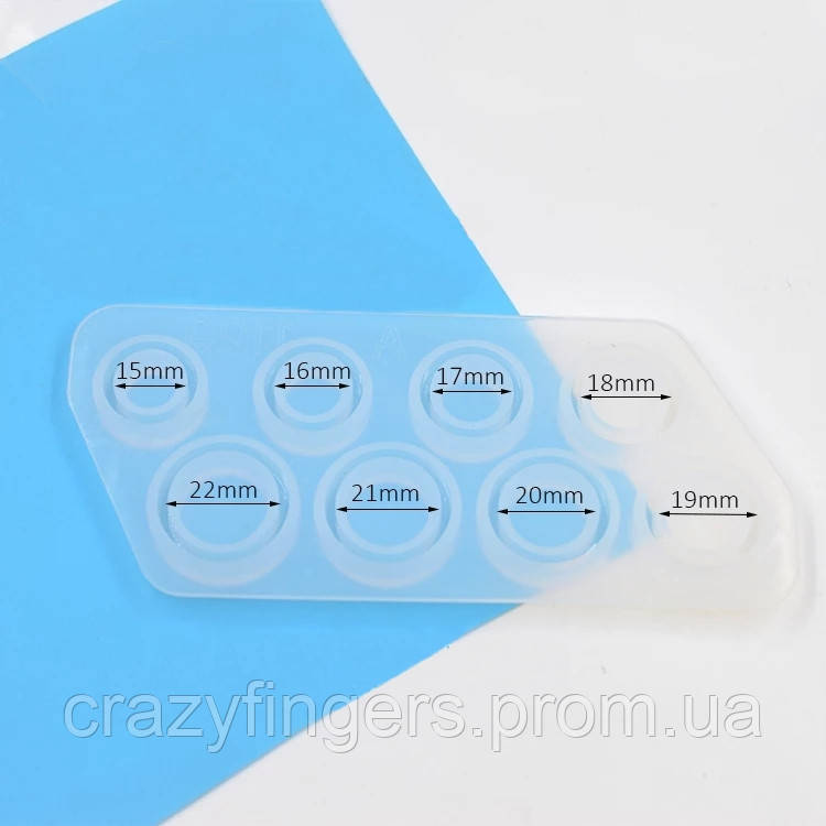 Силиконовый Молд для 8 Колец Из Эпоксидной Смолы — Купить Недорого на ...