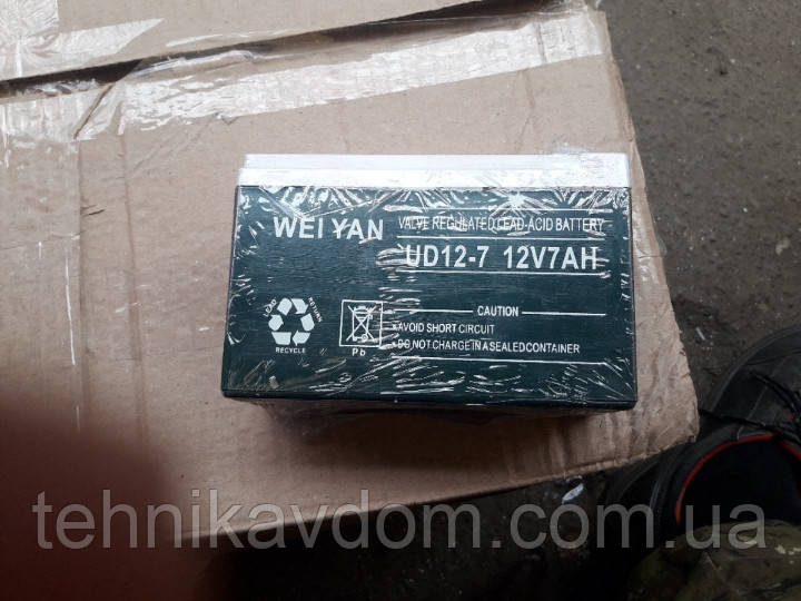Акумулятор для обприскувача 12 V WEI YAN UD12-7