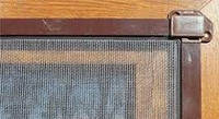 Москитная сетка оконная коричневая на карманах (уголках)