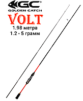 Спиннинг 1.98 м тест 1.2-5 гр GC Volt VLS-662ULT