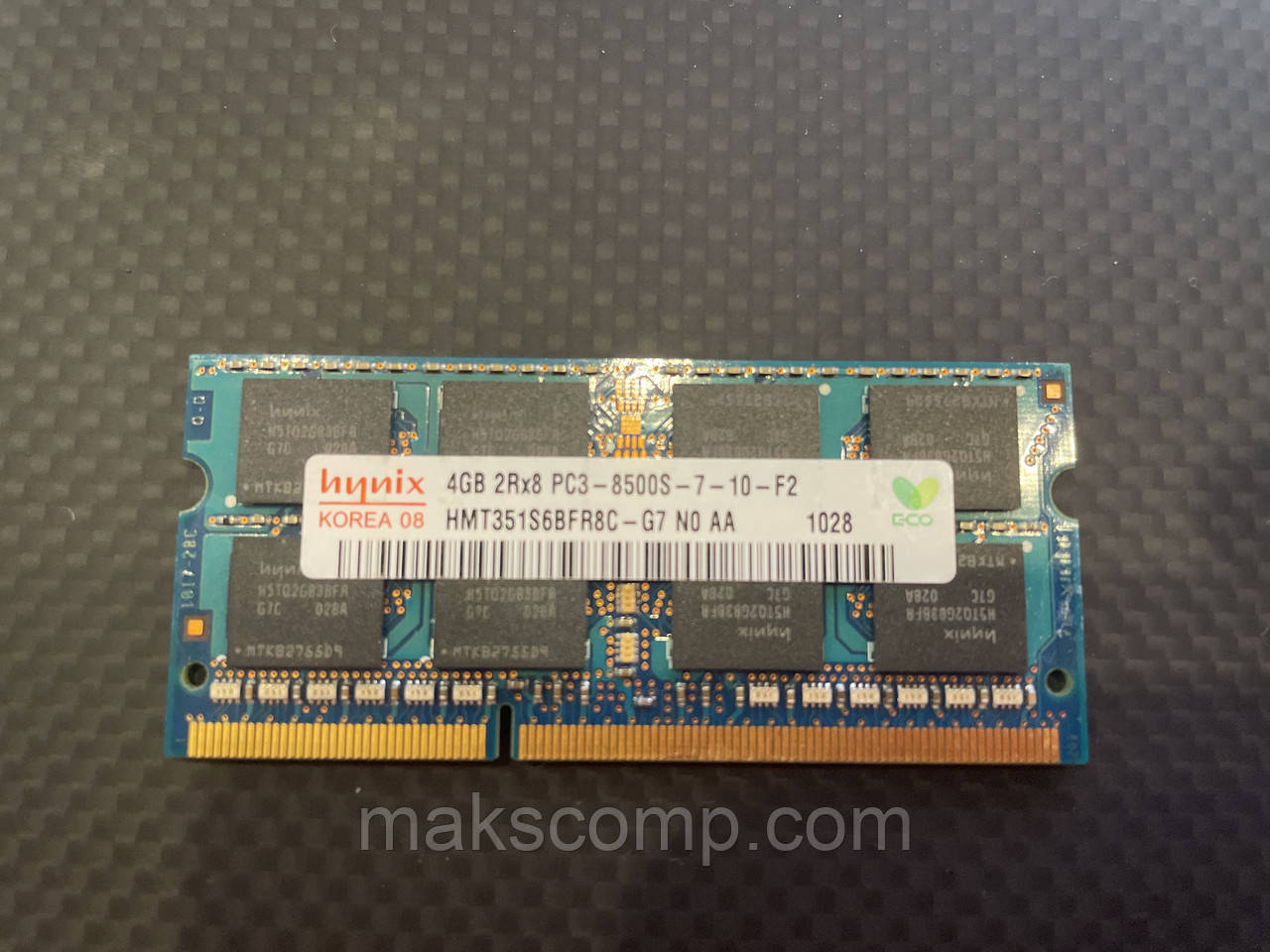 Пам'ять Hynix 4Gb So-DIMM PC3-8500S DDR3-1066 1.5 v (HMT351S6BFR8C-G7)
