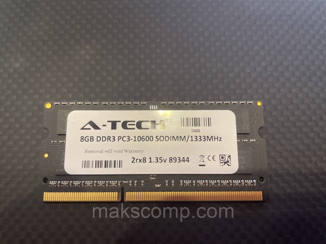 A-TECH 8GB DDR3-1333 PC3-10600 SODIMM