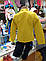 Жовта Підліткова Шкіряна Куртка косуха для дівчинки Угорщина 122 128 134, фото 7