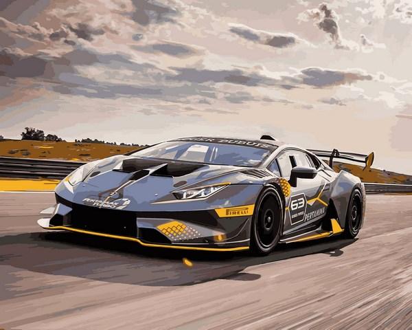 Картини за номерами 40х50 см Babylon Lamborghini Huracan Super Trofeo EVO (VP 1403)
