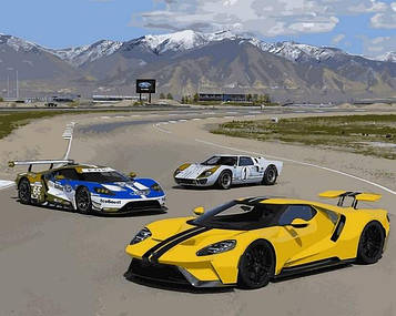 Картини за номерами 40х50 см Babylon Ford GT 40 (VP 1405)