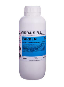 Барвник для шкіри покривний GIRBA FARBEN ITALIA колір чорний об'єм 100 мл.