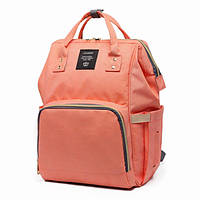 Сумка-рюкзак для мам Baby Bag Розовая| Сумка органайзер для мам| Рюкзак для мам! Quality
