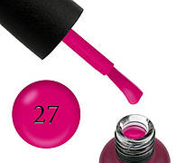 База неонова Edlen Professional Rubber Base Summer Neon 27, темно-розовий неон, 9 мл