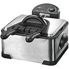 Фритюрниця Clatronic FR 3195 — 4 л, 2000 Вт, 3 кошики, нержавіюча сталь, фото 3