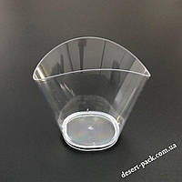 Стаканчик для десертів "Хвиля" 130 мл (24 шт.)