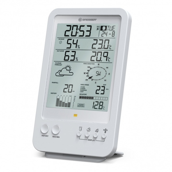 Метеостанция Bresser Weather Center 5-in-1 White 925915 - фото 2 - id-p1420789499