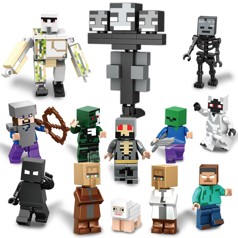 Набір 13 фігурок героїв із гри Minecraft конструктор