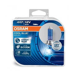 Лампа галогенная H7 12V 80W COOL BLUE HYPER PLUS 50% OSRAM 62210 CBB+HCB-DUO (CBH+HCB)