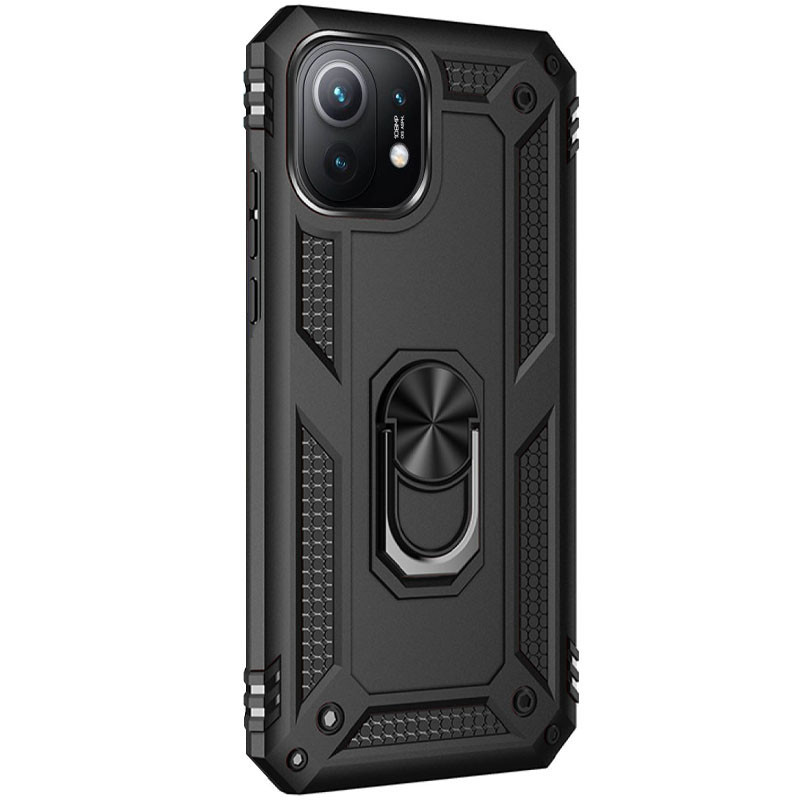 Броньований чохол Serge Ring Xiaomi Mi 11 Чорний