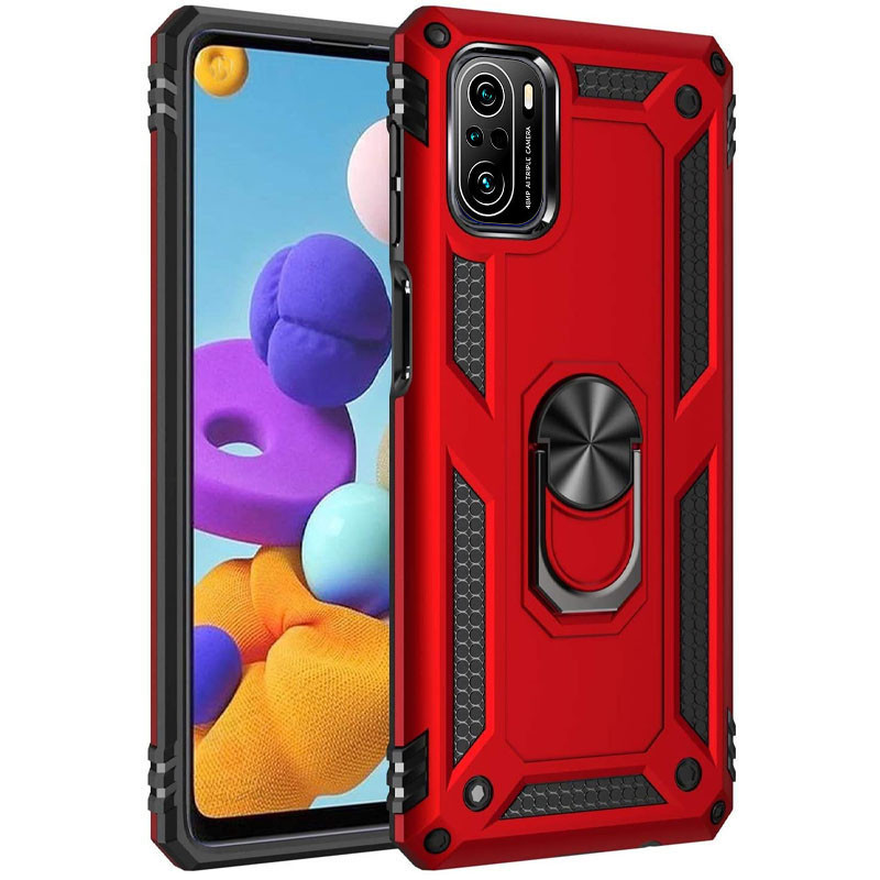 Броньований чохол Serge Ring Xiaomi Redmi K40 / K40 Pro / K40 Pro + / Poco F3 / Mi 11i