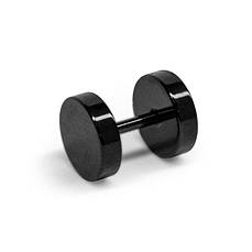 Тунель-обманка хір. сталь, чорний (ціна за 1штуку)