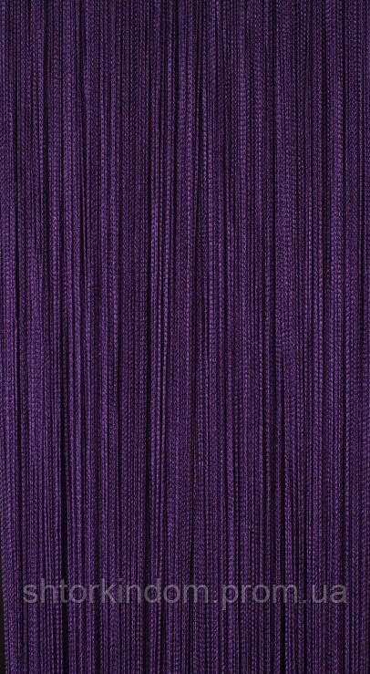 Шторы Нити Однотонные №205- Фиолетовый - фото 3 - id-p1420782116