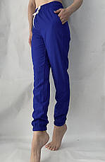 Батальні жіночі літні штани, софт No103 електрик, фото 2