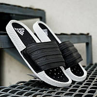 Чоловічі шльопанці Adidas капці адідас чорні шльопанці сланці