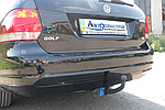 Фаркоп - Volkswagen Golf 6 Variant Універсал (2009--) з'ємний на двох болтах