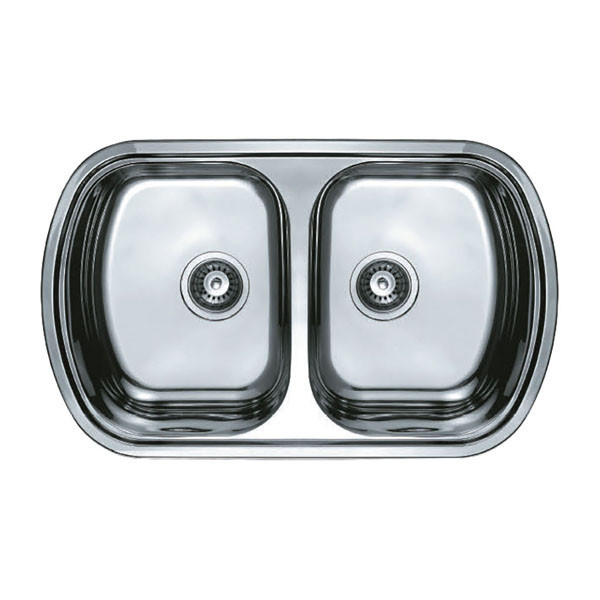 Мийка кухонна HAIBA 8049 DOUBLE (decor) (HB0572), фото 1