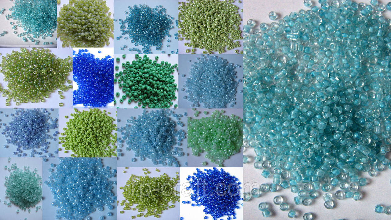 Бісер індійський, некалібрований, 10 грам, фото 1