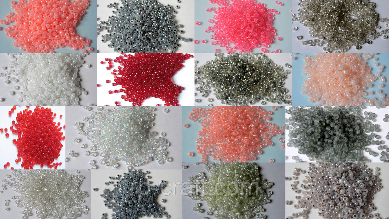 Бісер індійський, некалібрований, 10 грам, фото 1