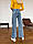 Женские джинсы клеш укороченные с разрезами на высокой посадке (р. 25-32) 68SH616, фото 2
