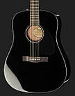 Акустична гітара FENDER CD-60 V3 WN BLACK, фото 4