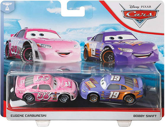 Тачки 3: Юджин Карбюрески і Боббі Свіфт (Eugene Carbureski & Bobbie Swift) Disney Pixar Cars від Mattel, фото 2