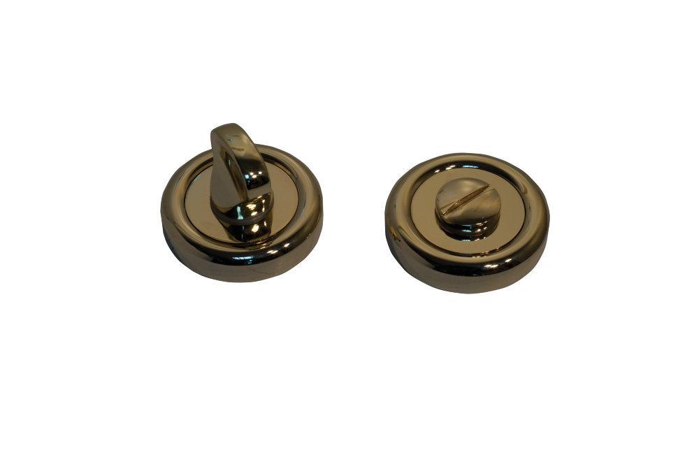 Дверна накладка (розетка) під фіксатор Comit CMWC-05 WC Латунь полірована, фото 1